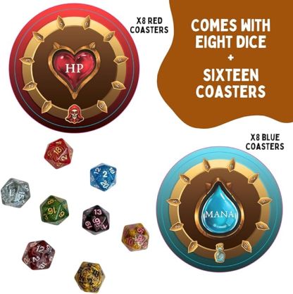 🧙‍♂️ Do or Drink: Wizards Tavern – Chaotic Fantasy Drinking Game – D&D Themed Party Fun with Dice & Spells 🍺