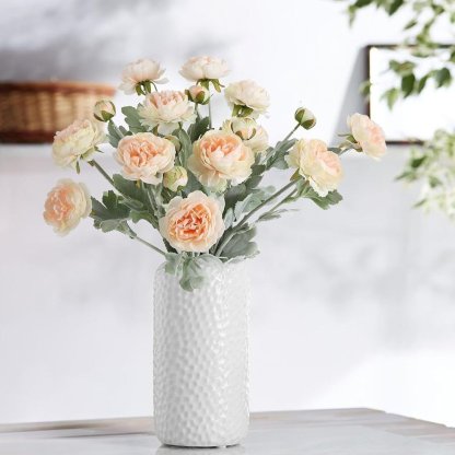 🌸 Lifelike Luxury Peony Flowers – No Watering, No Wilting, Just Lasting Beauty! 💐✨