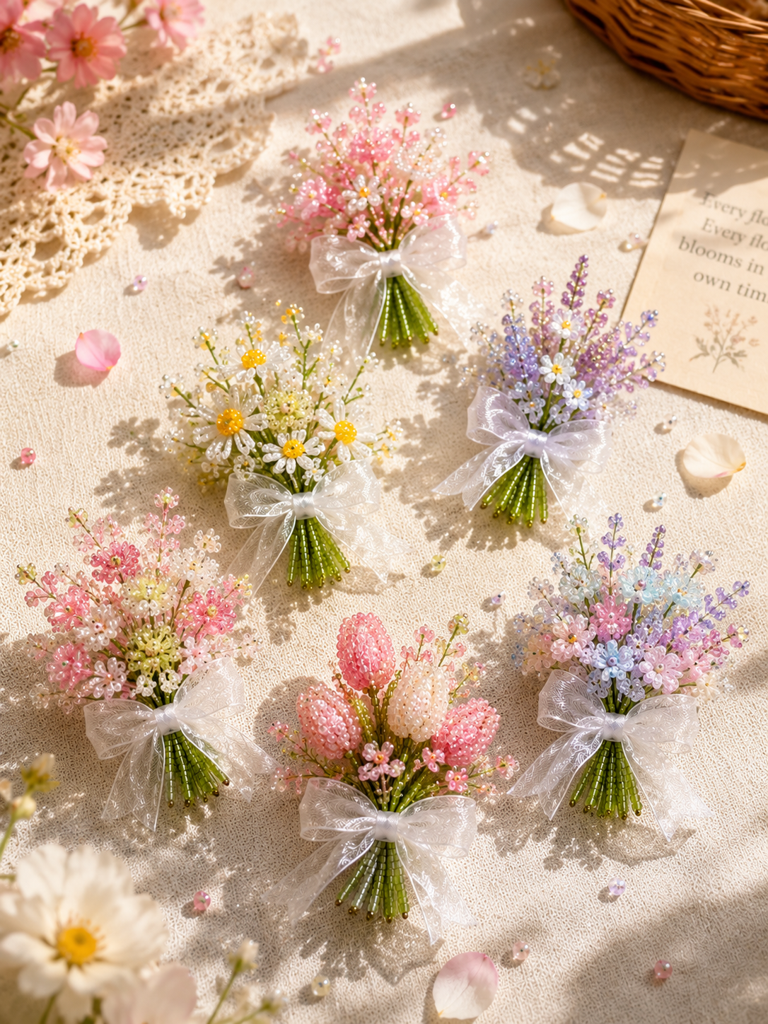 Everlasting Tiny Flower Bouquets