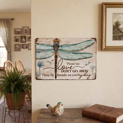 Dragonfly Memorial Plaque – Sympathy Gift