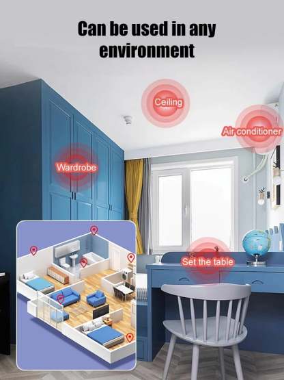 [Upgraded ultra-invisible] No-plug camera