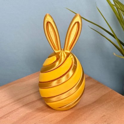 🐰🥚3D Printed Easter Egg Fidget Toy | Bunny Swirl Easter Basket🌀