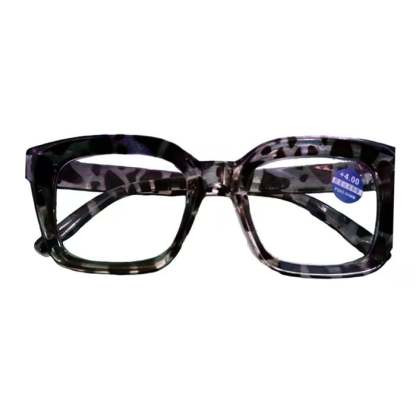 ✨👓Tortoiseshell Reading Glasses – Blue Light Blocking Oversized Square Readers