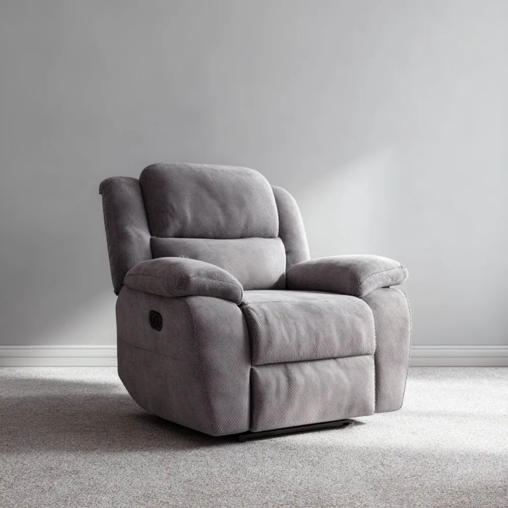 Relaxsessel Stoff 102x94x100 cm – Grau – Modernes Design