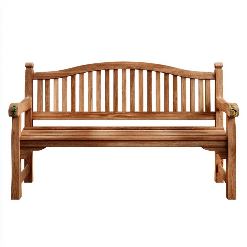 Gartenbank Holz 150x60x90 cm - Natur - Klassisches Design