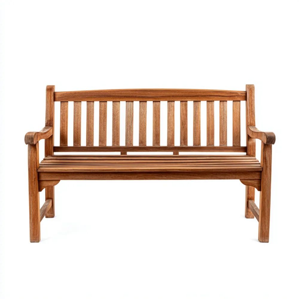 Gartenbank Holz 120x60x85 cm – Natur – Klassisches Design