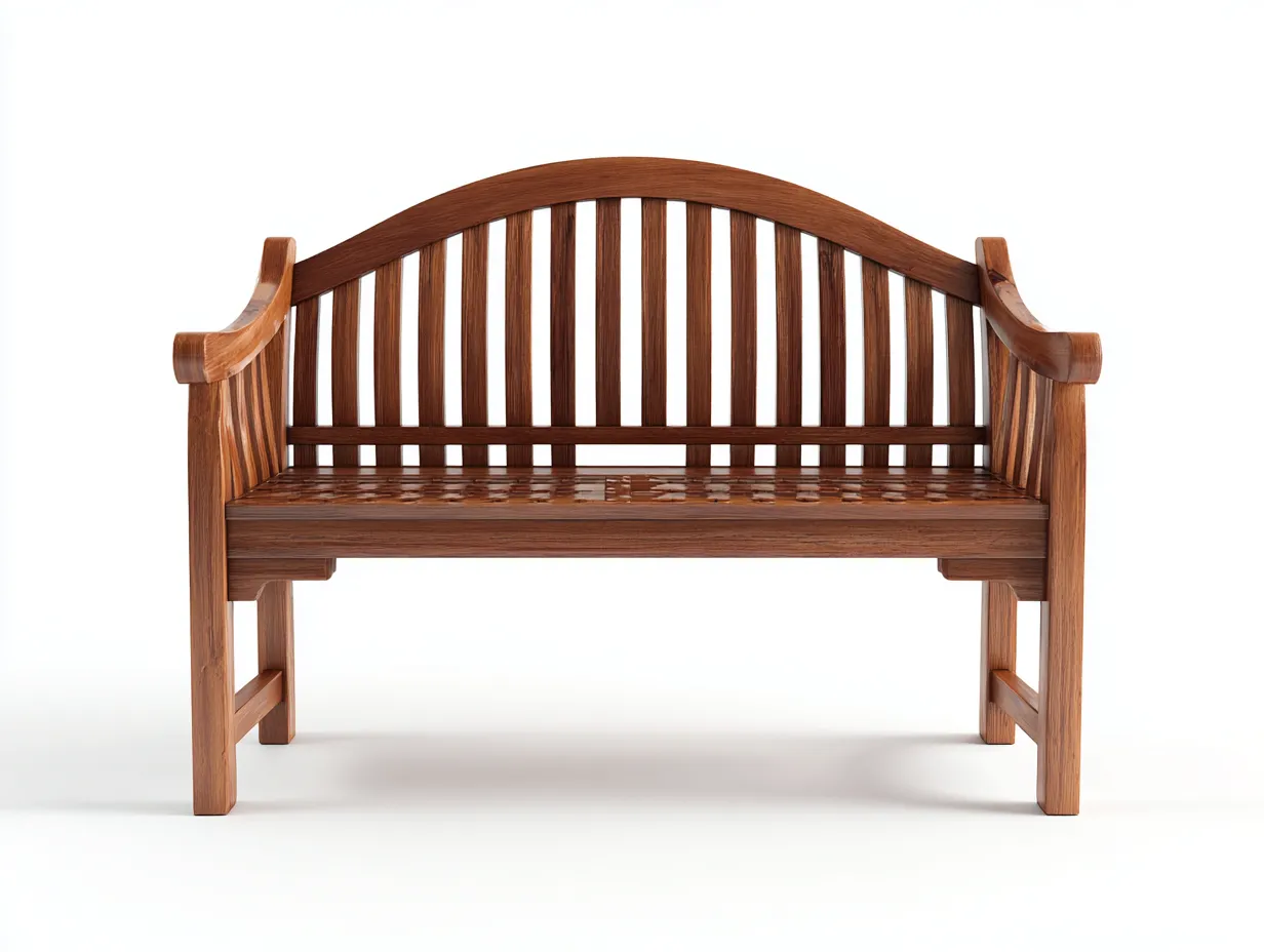 Gartenbank-Holz-135x60x95 cm-Braun-Traditioneller Stil-Nookmyloft