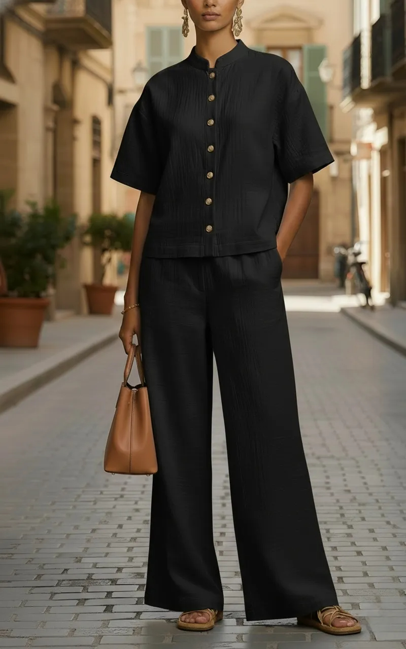 Breezy Linen Lounge Set Lightweight, Relaxed & Timeless
