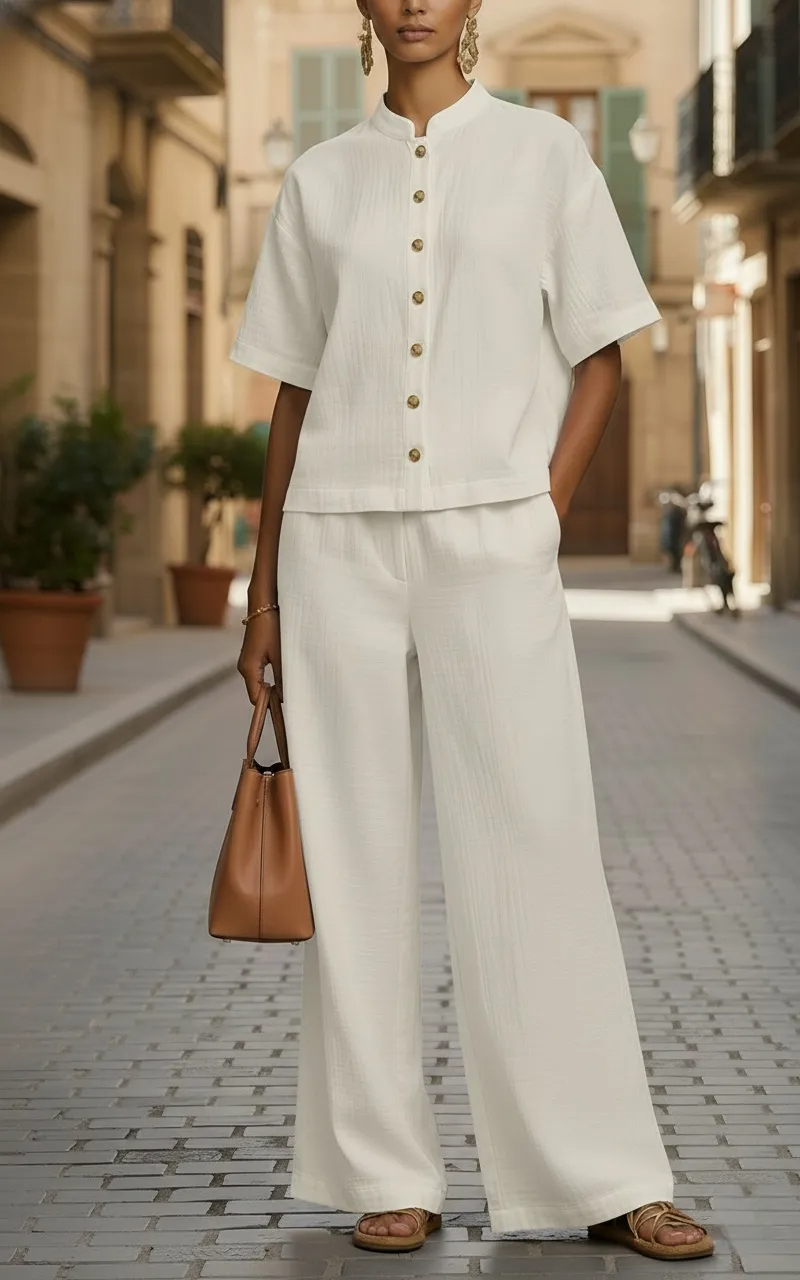 Breezy Linen Lounge Set Lightweight, Relaxed & Timeless