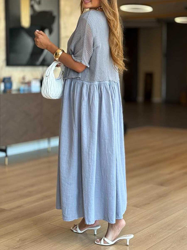 🌲🔥 Round Neck Knitted Cardigan Vest Dress Two Piece Set