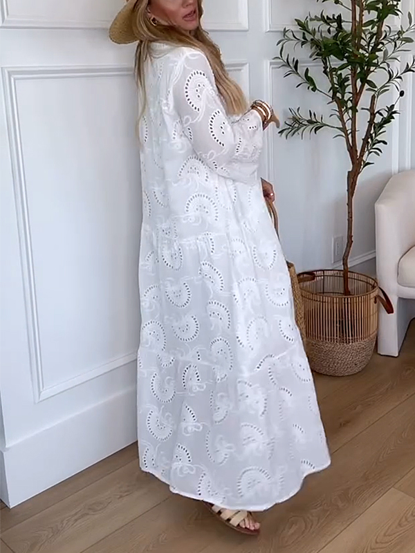 NEW💥 Lace Cutout Vacation Dress