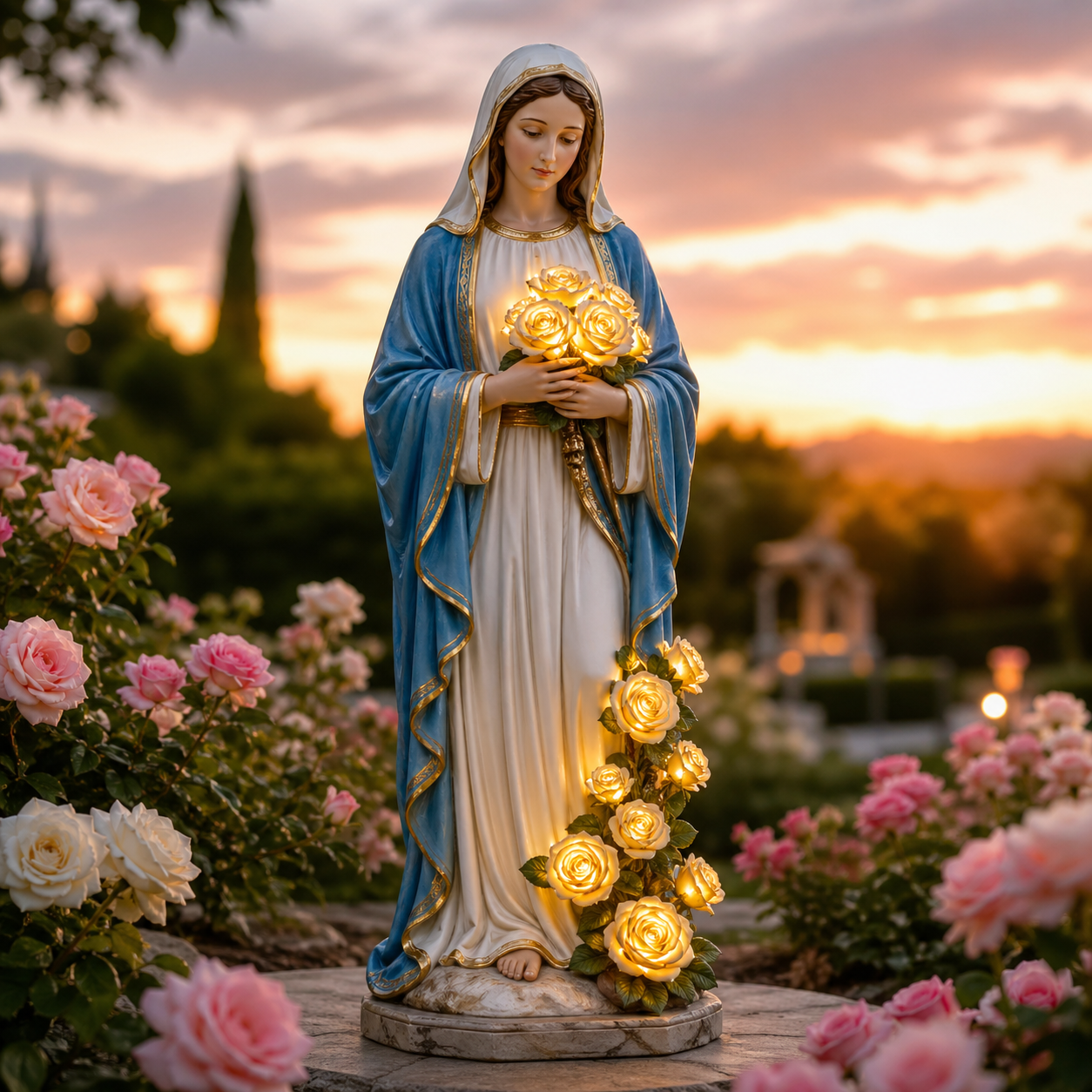 💗Virgin Mary Garden Light