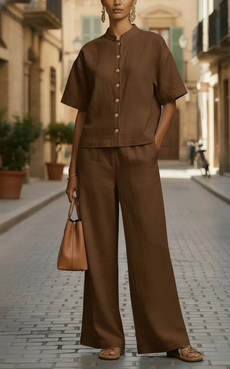 Breezy Linen Lounge Set Lightweight, Relaxed & Timeless
