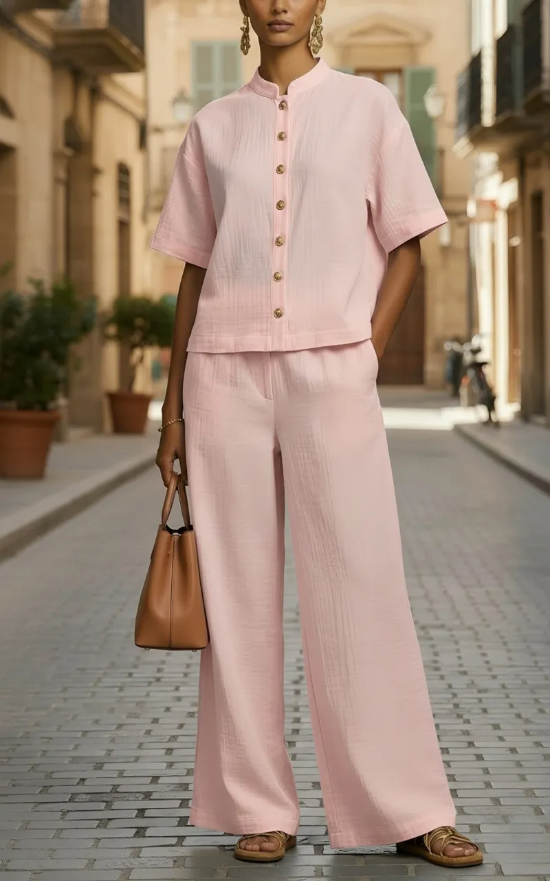 Breezy Linen Lounge Set Lightweight, Relaxed & Timeless