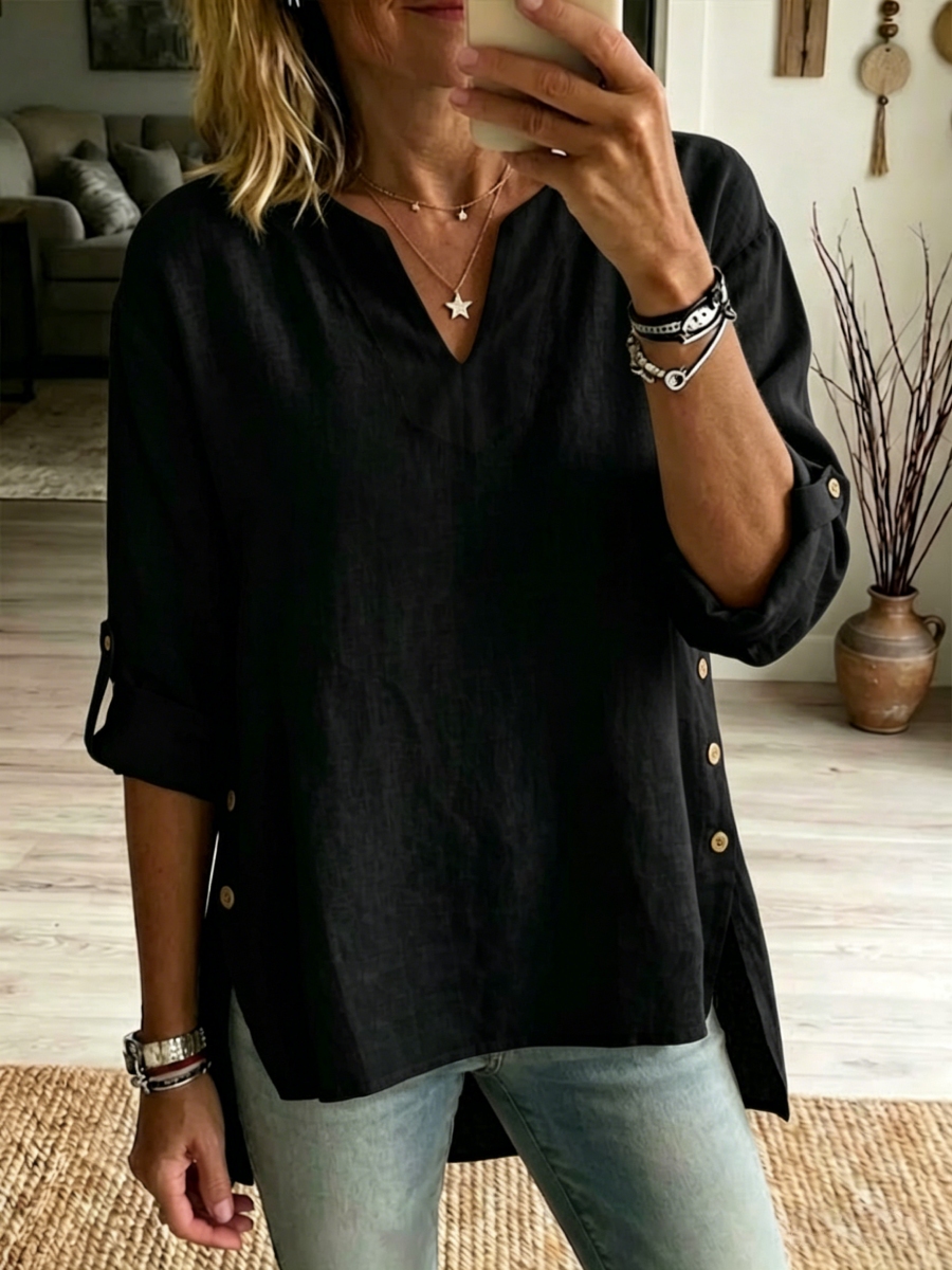 New Arrivals🔥Women's Casual Linen And Cotton Shirt