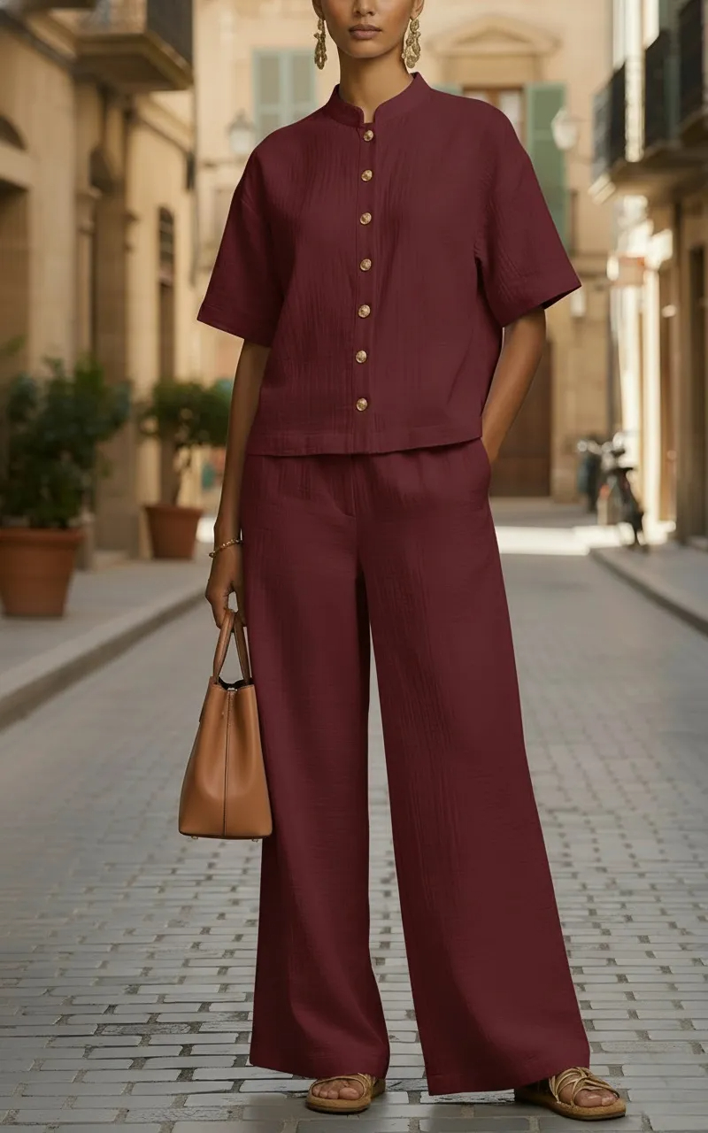 Breezy Linen Lounge Set Lightweight, Relaxed & Timeless