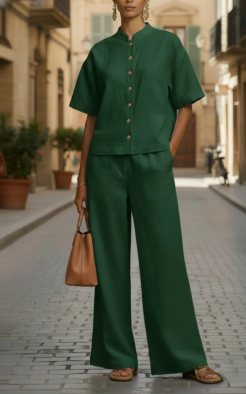 Breezy Linen Lounge Set Lightweight, Relaxed & Timeless