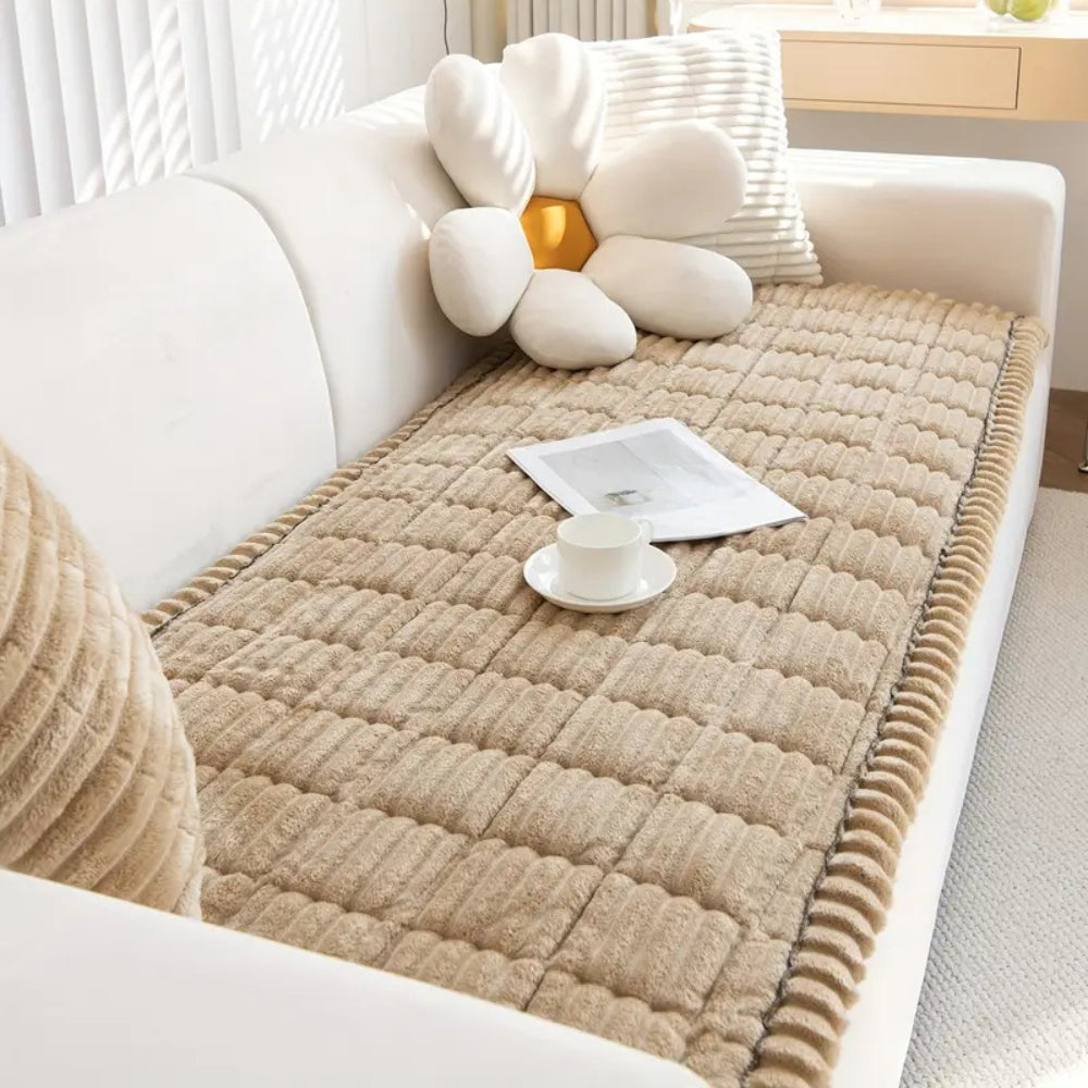 📢 Limited-time 50% off 🔥Plush Pleated Edges Sofa Cover