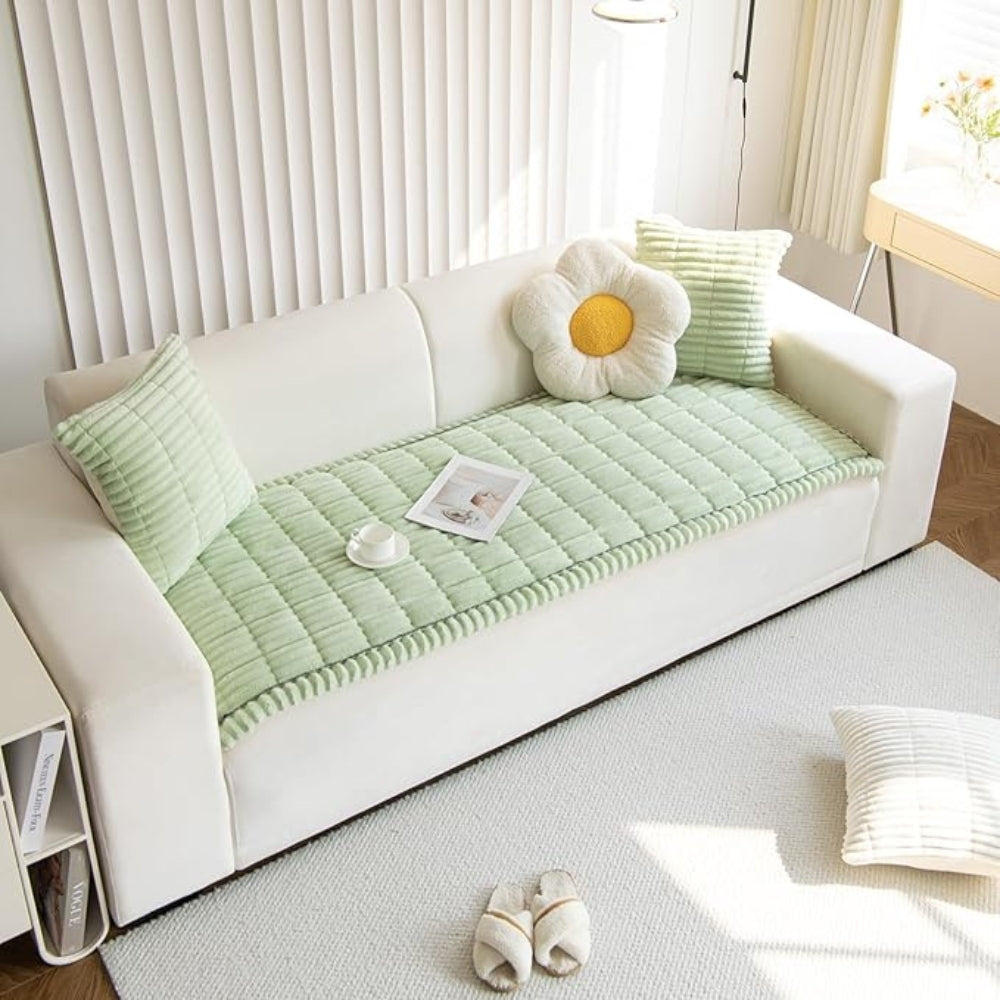 📢 Limited-time 50% off 🔥Plush Pleated Edges Sofa Cover