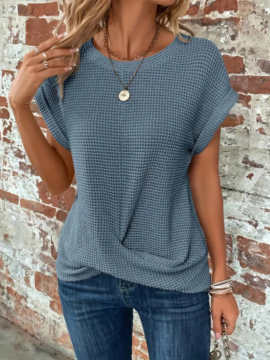lvjiandd™ | ELEGANT BLOUSE WITH CREW NECK