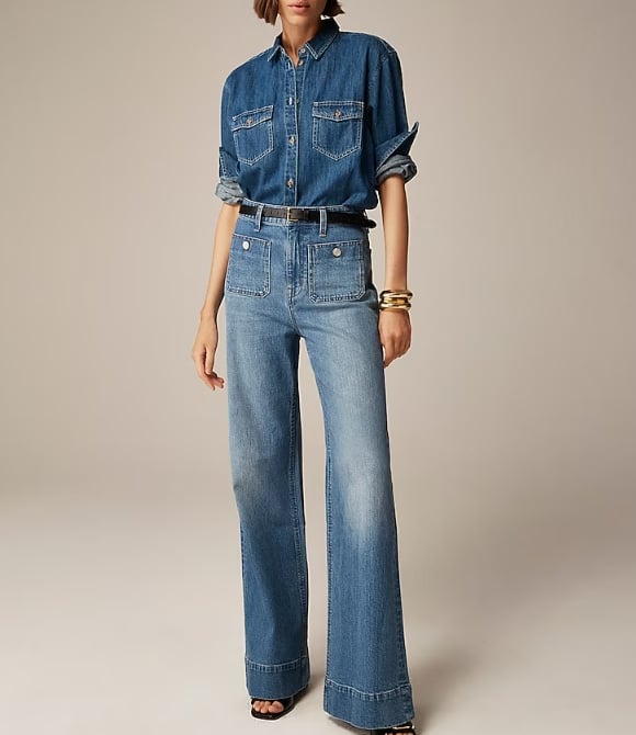 🧣🔥Summer Fashion Update👖Tummy Control Sailor Wide Leg Trouser