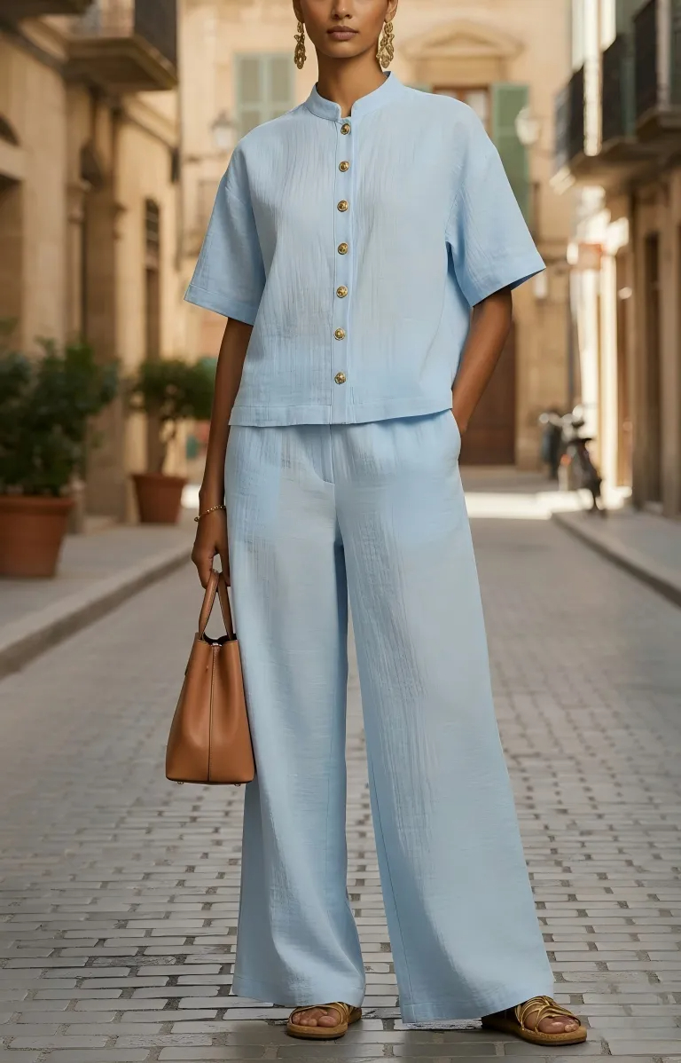 Breezy Linen Lounge Set Lightweight, Relaxed & Timeless