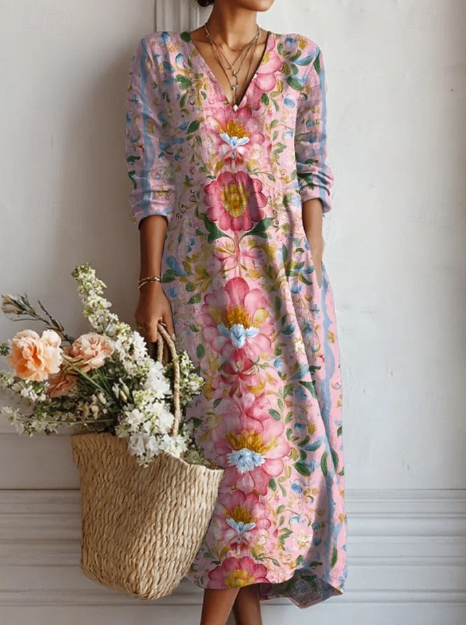  Robe Longue de Style Ethnique