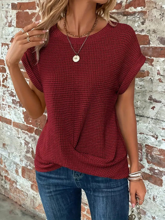 lvjiandd™ | ELEGANT BLOUSE WITH CREW NECK