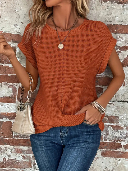 lvjiandd™ | ELEGANT BLOUSE WITH CREW NECK