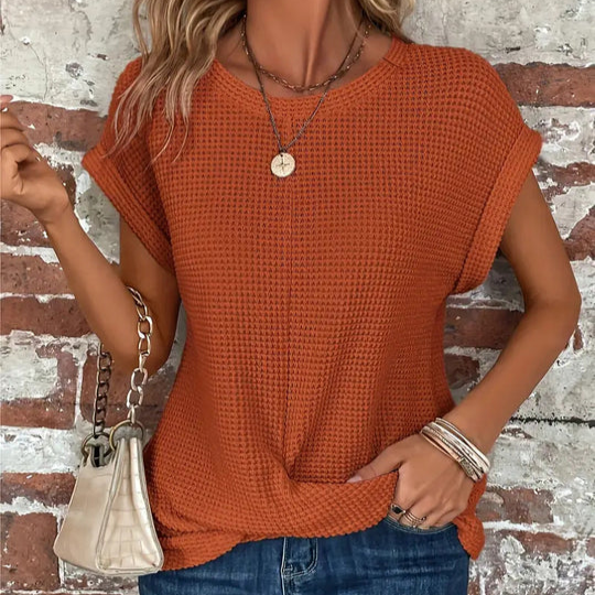 lvjiandd™ | ELEGANT BLOUSE WITH CREW NECK