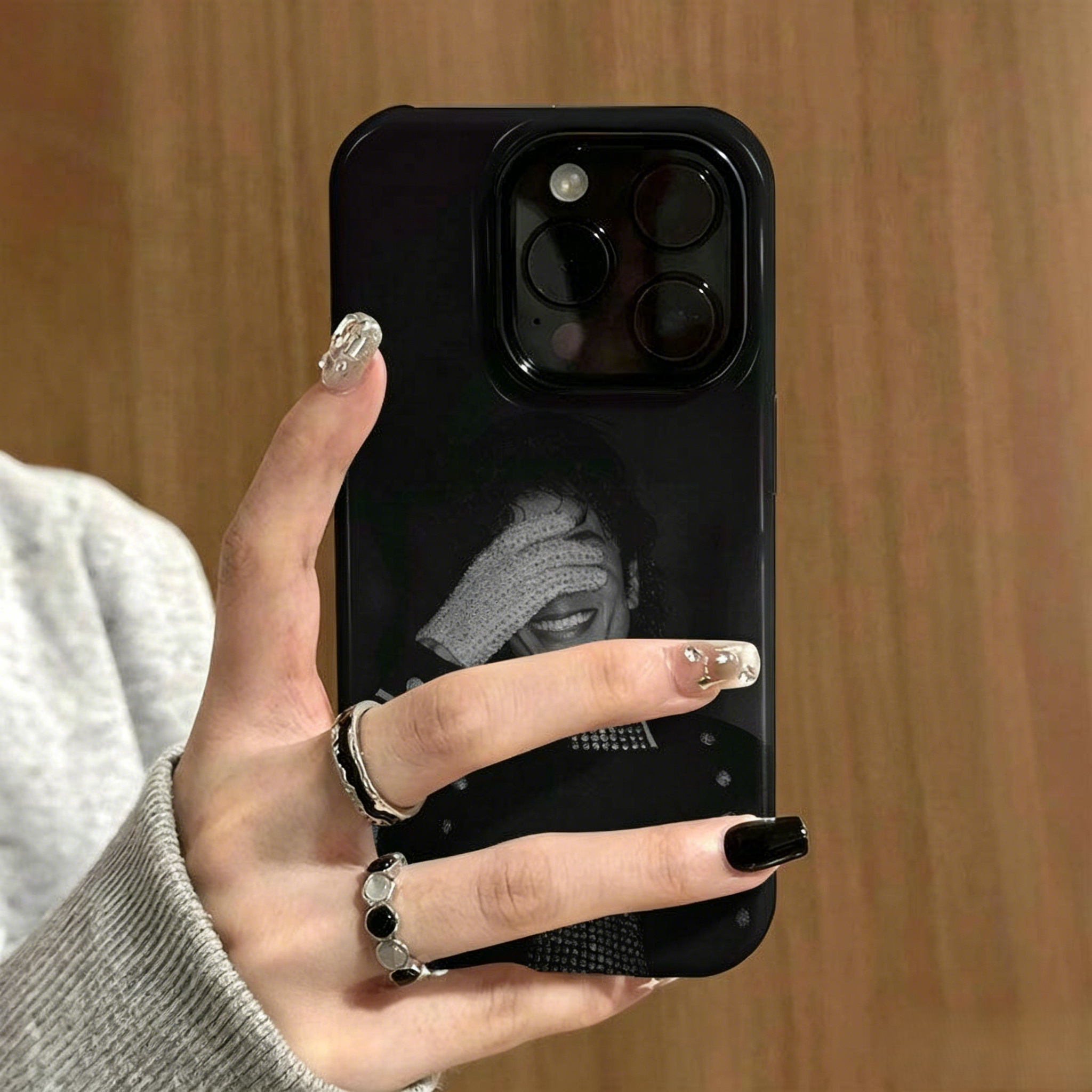 🎤 King of Pop Retro Portrait Phone Case | Michael Jackson Fan Protective Cover For iPhone