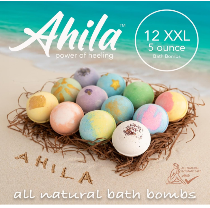 🎁 12 XXL Bath Bombs – 5 Oz Each of Pure Relaxation! 💧🌸