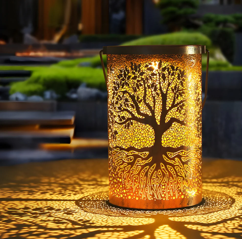 🌳 Turn Your Garden into a Magical Forest with This Solar Lantern! ✨🏡