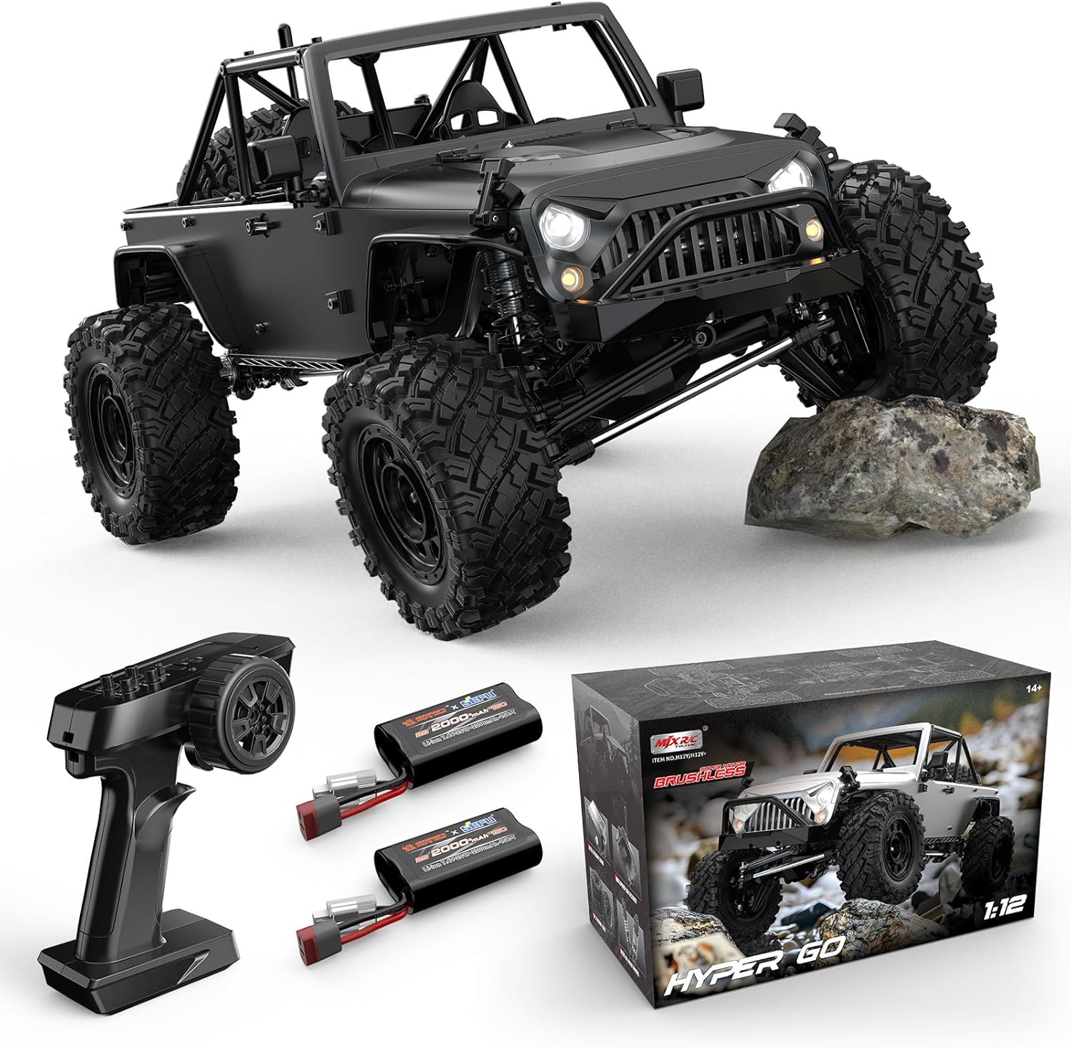 ⛰️🔧 1/12 Brushless RC Rock Crawle