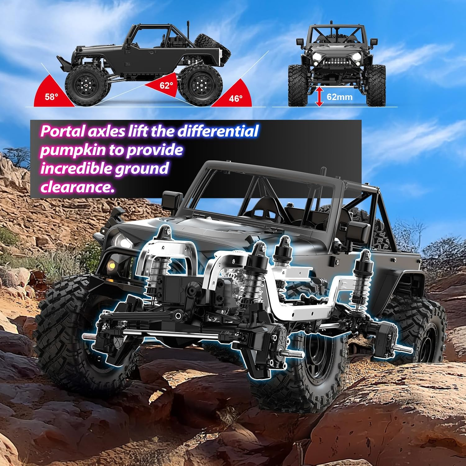 ⛰️🔧 1/12 Brushless RC Rock Crawle