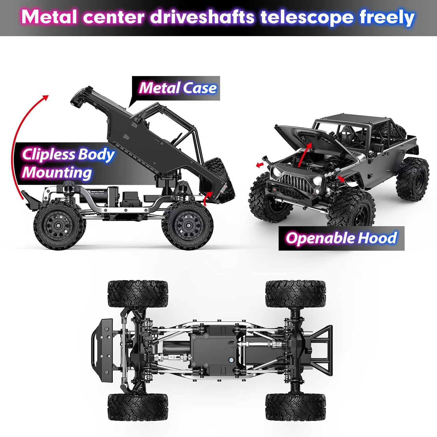 ⛰️🔧 1/12 Brushless RC Rock Crawle
