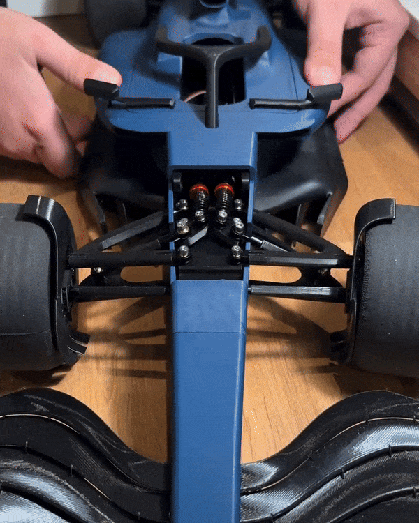 🏁 FV24 Ground Effect RC F1 Car – 80km/h+ Belt-Driven 1:7 Scale Kit 🚗💨