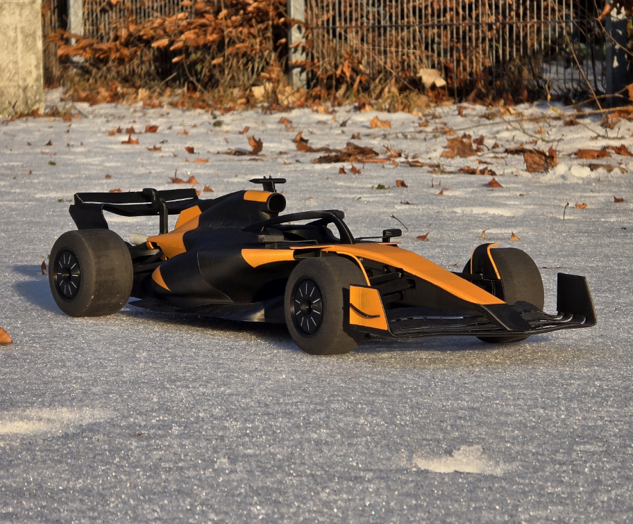 🏁 FV24 Ground Effect RC F1 Car – 80km/h+ Belt-Driven 1:7 Scale Kit 🚗💨