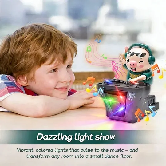 🐷 Dancing DJ Pig Toy – Moves, Lights & Upbeat Music 🎵💃