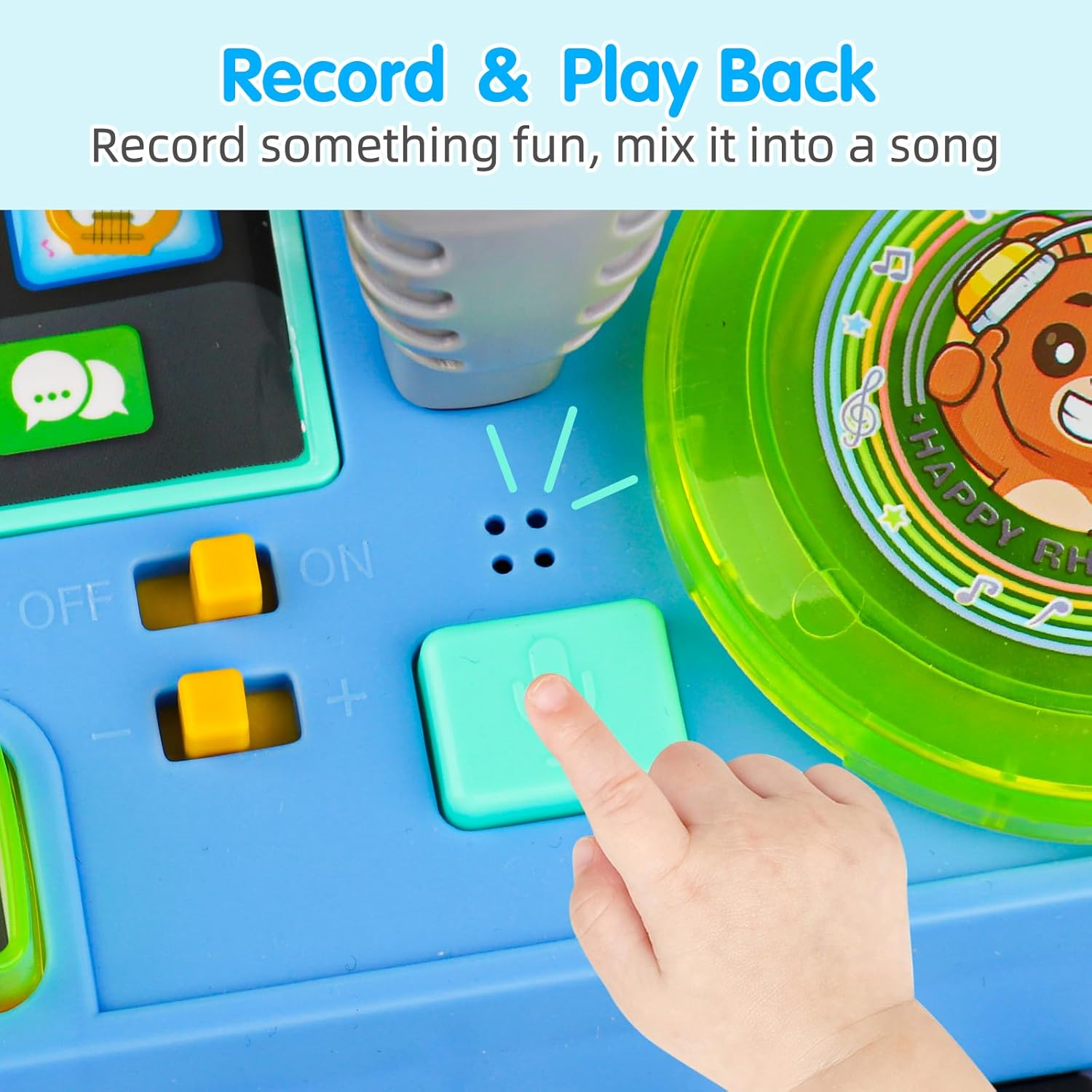 🎧 Interactive Baby DJ Table – 24 Piano Keys, Lights & Detachable Legs 🎵✨