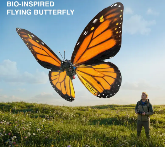 🦋 Remote Control Bio-Inspired Flying Butterfly | Realistic Flapping Wings 🎮