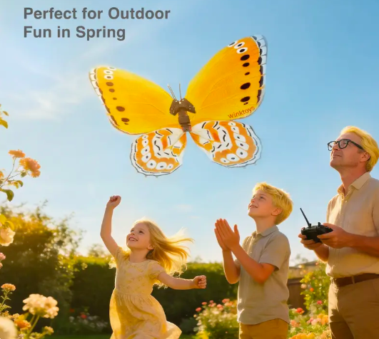 🦋 Remote Control Bio-Inspired Flying Butterfly | Realistic Flapping Wings 🎮