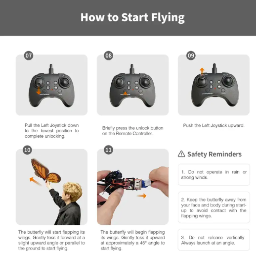 🦋 Remote Control Bio-Inspired Flying Butterfly | Realistic Flapping Wings 🎮