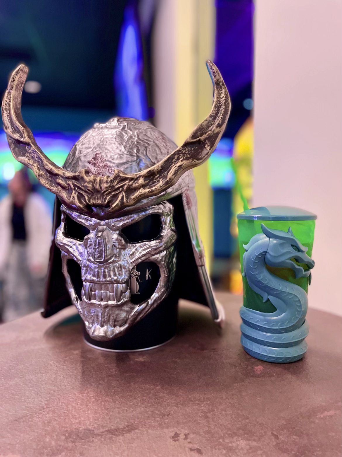 🗡️ Mortal Kombat Skeleton Samurai Collectible Container | Multi-Use Popcorn Bucket