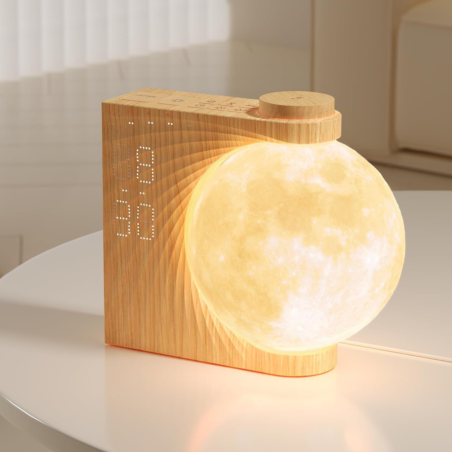 🌅 The Heavy Sleeper’s Sunrise Alarm – With Nature Sounds, Night Light & Snooze