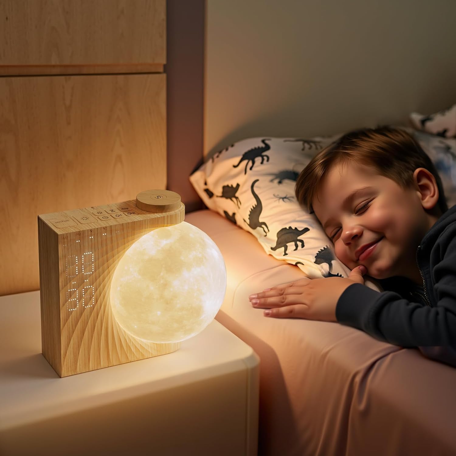 🌅 The Heavy Sleeper’s Sunrise Alarm – With Nature Sounds, Night Light & Snooze