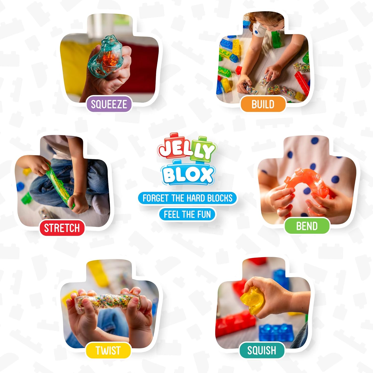 🧩 75-Piece Soft Sensory Building Blocks for Toddlers 2+ | Squishy & Safe Play Set ✨