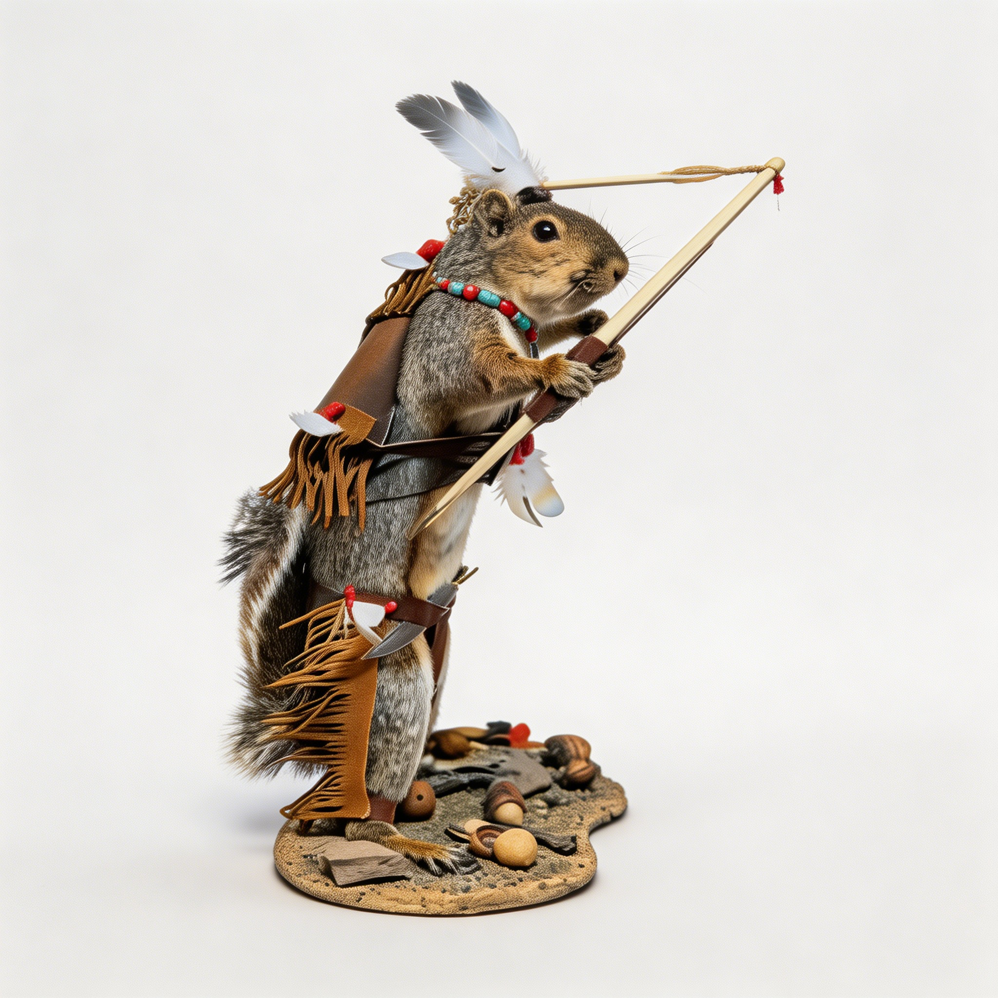 Cute Squirrel Archery Bow with Breastplate 🐿️🏹