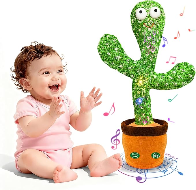 🌵 Interactive Dancing Talking Cactus Toy