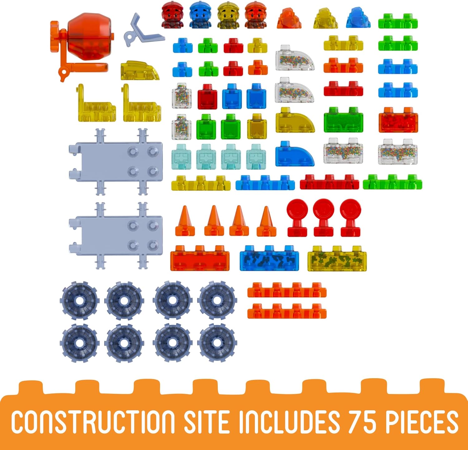 🧩 75-Piece Soft Sensory Building Blocks for Toddlers 2+ | Squishy & Safe Play Set ✨